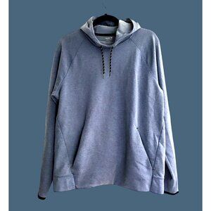 OLD NAVY- MENS BLUE DYNAMIC FLEECE KANGAROO POCKET HOODIE SWEATER SIZE LARGE